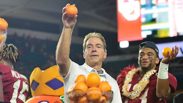 Nick Saban Orange